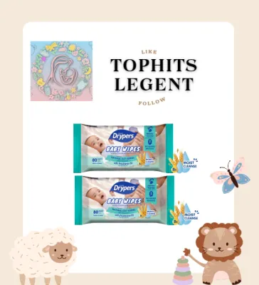 New Drypers baby wipes 80pcsx2 /80pcs x10