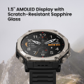 Amazfit T-Rex Ultra 2 51mm Smart Watch for Men, Dual-Band GPS, Route Import & Navigation, 6 Satellite Positioning, HRV. 