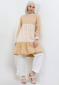 MFMW Yuliani Tunik Kubus Motif Kotak