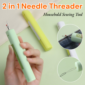 【No Hurt Hands/Quick Wire Removal】Portable Wire Picker Needle Thread Remover Sophistication Portable Elderly Hand Sewing Tools Needle Threader Household Multi-Function Seam Remover Thread Picker Needle Threader Sewing Threading Wire Picker