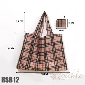 Foldable Shopping Bag /Travel Grocery Tote Bags / Portable Reusable Sling Bag/ Eco-friendly / Recycle / SG Seller