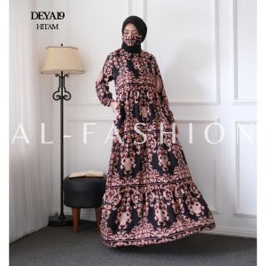 GRAC3COLL Dress Miya 2 Gamis Maxi Dress Home Dress Katun Model Terkini J1-22