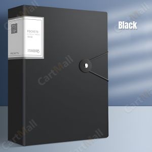 30/100 Pages Clear Book A4 File Organizer Folder Long Clear File Folder Presentation Book 1Pc