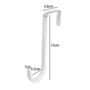 Multi-Purpose Hooks Kitchen Cabinet Door Back Hook Hanging Rack Clothes Coat Hat Towel Hanger Storage Hook