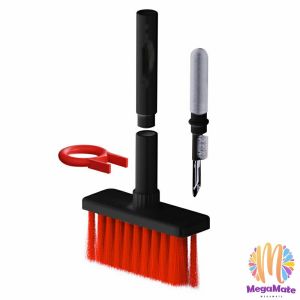 แปรงทำความสะอาดคีย์บอร์ด มัลติฟังก์ชั่น มาพร้อมกับที่ทำความสะอาดหูฟัง 5 in 1 keyboard cleaning