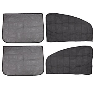 Woken】ที่คลุมป้องกันม่านแม่เหล็กสำหรับหน้าต่างรถที่คลุมกันแดดฤดูร้อนอุปกรณ์เสริมรถยนต์กันยูวีปกป้องรถยนต์ด้านหน้าด้านหลังม่านตาข่ายกรองแสง