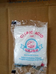 Sitrun/Citrun Acid/Citrun/Sitrun/Asam sitrat / Citrid Acid cap gajah 1 pak isi 20pcs dan 50pcs