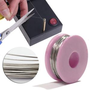 Heating Machine Coil Wire Resistance Wire Furnaces Heaters Wire Cr20Ni80 Heat-resistant Wire 10M 0.25mm Diameter