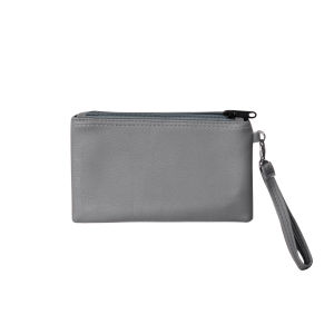 Dompet koin dan pouch wanita polos kulit sintetis tempat uang kertas koin dan hp dompet travel kecil