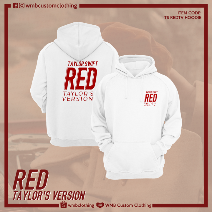 Red fashion Taylor’s Version hoodie