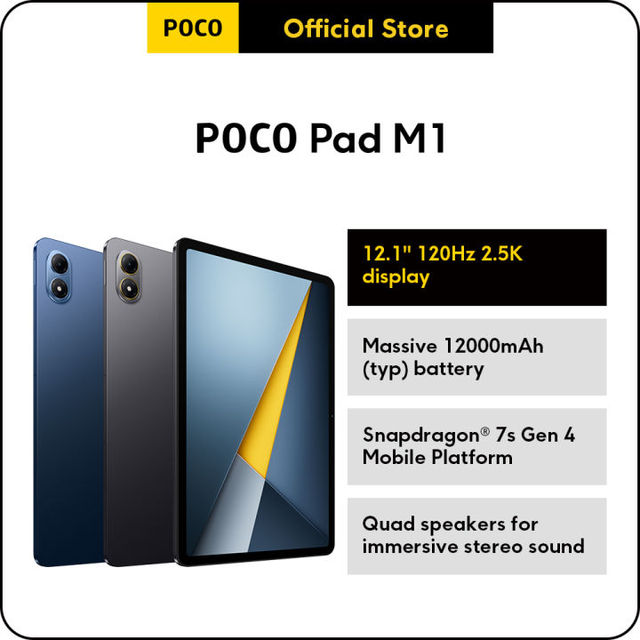 New POCO Pad M1 | 8+256GB, 12.1'' 120Hz 2.5K display, Massive