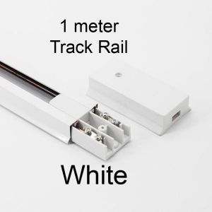 Rell 1meter untuk Fitting spotlight / Sorot lampu TOP Quality Rel Track Light 1M 1 Meter Rail Spot Light Hitam Black Putih White