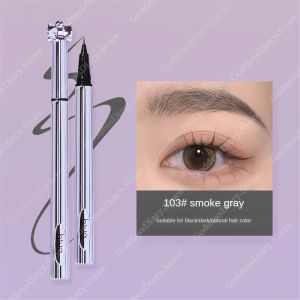 【Original】Biya Liquid Eyebrow Pen Waterproof Not Smudge Eye Fine Quick Drying Brows Pen 3 Colors Soft Brush Tip Line Smooth Natural Non-Fading Eye Makeup Not Decolorized Lazy Eyebrow Drawing Tool