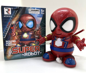 Toy - Dancing Toy Super Robot Musical Dance Toy 🌟Light 🌟Music 🌟Move Dancing Gift for Children Ages 3+ (RBK102278)