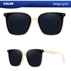 IOOI Eyewear - Kacamata Kotak Hitam Sunglasses Plastic Anti UV Pria Wanita 221 SUN
