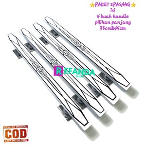 paket 4buah tarikan gagang pegangan handle pintu rumah minimalis panjang 33cm dan 45cm