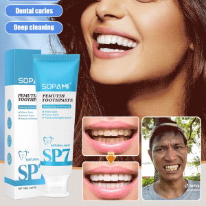 SP7 Deep Whitening Toothpaste Probiotics Fresh Breath Whitening Stain Removal Oral Cleansing Genuine SP-7深导白益生菌美白牙膏