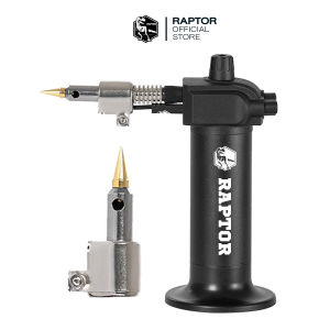 RAPTOR หัวแร้งบัดกรี ระบบแก๊สไร้สาย ปรับความร้อนได้ สูงสุดถึง 1000 °C ร้อนไว้ จุแก๊สได้เยอะ จุดไฟในตัว