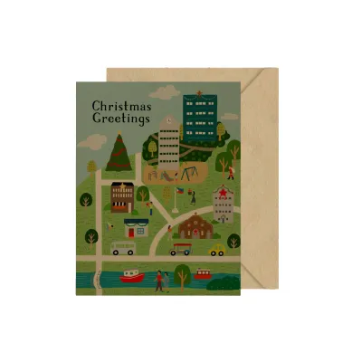 Papemelroti Christmas Greeting Card | Holy Family Nativity | Pawsome | Greeting Cards w/ Envelopes