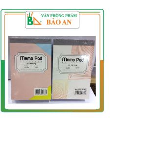 COMBO 2 QUYỂN  Sổ Xé A6 Memo Pad 160 Trang 7635 (50x150mm) - Văn phòng phẩm Bảo An