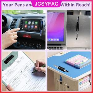 JCSYFAC Tự dính Silicone bút Clip treo tường bút chì CLIP máy tính để bàn đánh dấu bút bi bút lưu trữ chủ nhà văn phòng tổ chức