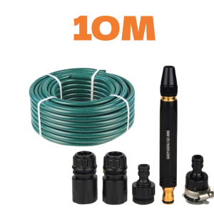 [MOSIKEN]  50M  Water Spray Gun Set  Garden Hose   High tension  Heat and frost resistance  Horticultural watering  Field irrigation