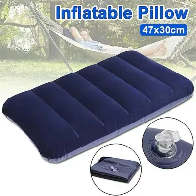 SHIP KL Inflatable Camping Travel Pillow Bantal angin Lightweight Foldable Portable Break Pillow Bantal camping