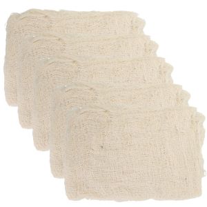 5Pcs Halloween Blood Gauze Cloth Horror Stretchable Decorative Mesh Fabric Home Party Haunted House Spooky Wall DIY Decor Supplies