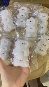KISS MY BABY Squishy Squeeze Toy Set Cute Kawaii Animal Food Design Soft Stress Relief Desk Gift Teens