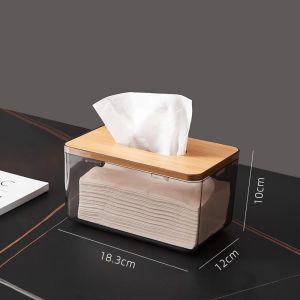 Desktop tissue box Household living room restaurant napkin tube coffee table storage box