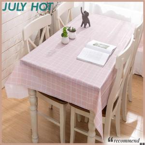 [JULYHOT] PEVA ผ้าปูโต๊ะกันน้ำมัน137X90CM ผ้าคลุมโต๊ะลายสก็อตผ้าคลุมโต๊ะสำหรับงานปาร์ตี้กลางแจ้งผ้าปิคนิค