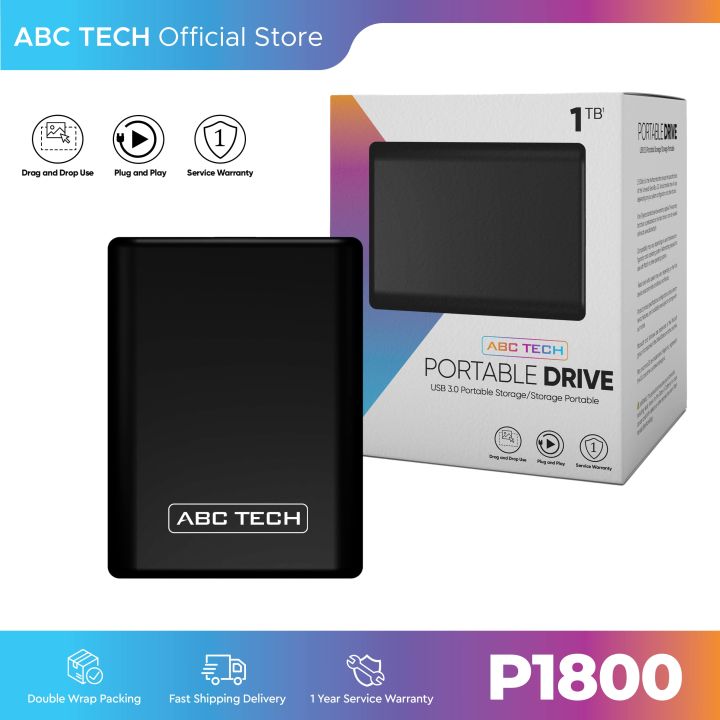 Abc Tech Portable Hard Drive | Lazada PH