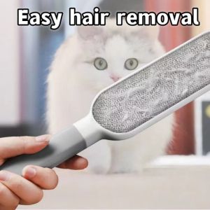 2in1 Dust and Static Remover Lint Brush Clothes Sofa Coat Hair Removal Double Sided Brush for Home Use Pet Remover