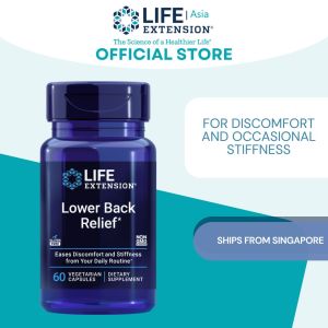 LIFE EXTENSION Lower Back Relief 60 vegetarian capsules