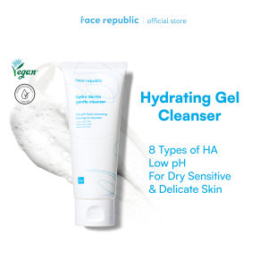 Face Republic Hydro Derma Gentle Cleanser 100mL [Dry Sensitive Skin Hydrating Soft Mild pH/Ceramide NP] Vegan KBeauty Skincare
