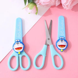 Bayar Di Tempat - Gunting Lucu DIY Motif Karakter / Scissors Kecil Portabel Anak / Alat Sekolah