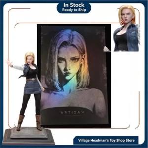In Stock ARTISAN 1/6 Women Soldier Android 18 Lazuli Anime Battle Girl Full Set 12in Action Figure Model Best Fans Collectible