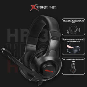 Xtrike Me Backlit Stereo Gaming Headset HP-311 - Black