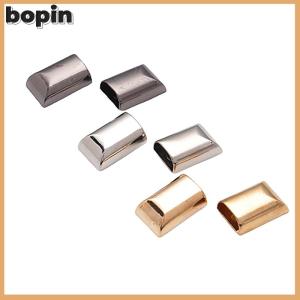 Bopin 10pcs kim loại dây kéo Stopper dây kéo đuôi Clip dừng ĐUÔI CẮM đầu với vít DIY may da phần cứng thủ công