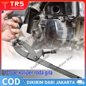 (Dikirim Dari Jakarta)Y-type Kunci Pas Roda Kunci Treker Flywheel Spanner Kunci Tahanan Kopling Motor MaticAlat Perawatan Sepeda Motor