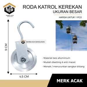 Roda KEREKAN BURUNG katrol sangkar perkutut buat kerekan sangkar perkutut