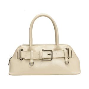 Women Shoulder Crossbody Bag Stylish Handbag PU Leather Messenger Bag Top Handle Bag Fashion Bowling Bag Shopping Bag