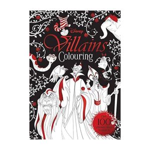 Disney Classics Villains Colouring Book for Young Adult with 100 scenes of Disney Baddies
