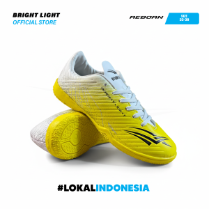 Bright Light Sepatu Futsal Anak Reborn Kuning/Pink - Sepatu Olahraga Futsal Original Olahraga