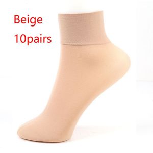 5/10Pairs Short Stockings Low Cut Thick Silk Ankle Socks  Short Low-top Thick Silk Ankle Socks