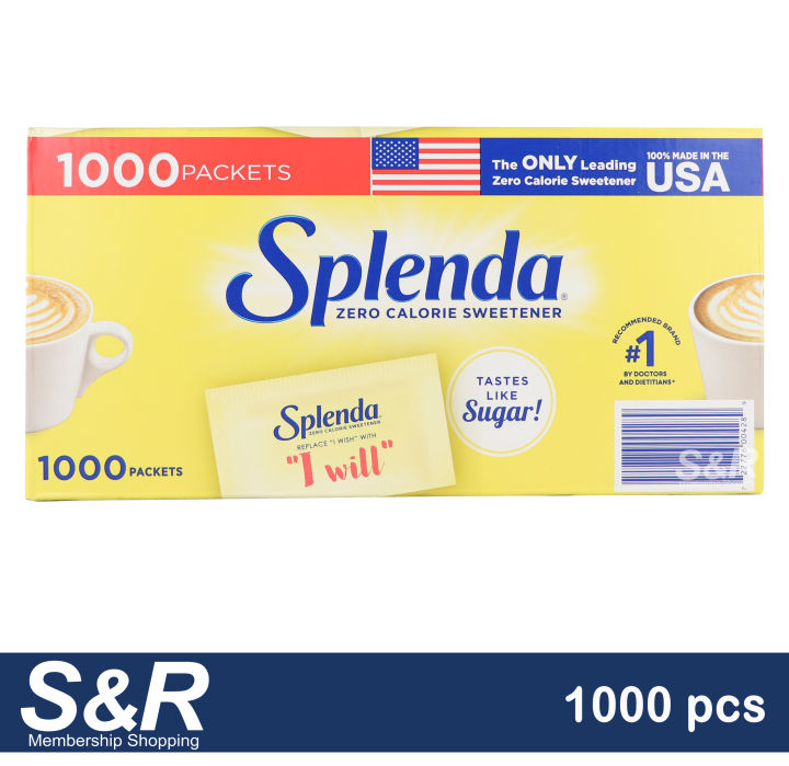 Splenda Zero Calorie Sweetener 1000pcs | Lazada PH