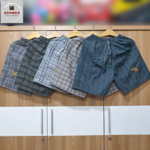 [HCM] Quần Đùi Nam Kate Caro Ngắn Trung Niên Vải Dày Thô Mặc Nhà SUNMEN Size Từ 50kg - 85kg