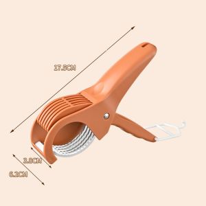 Kitchen Slicer Stainless Steel Fruit Vegetable Slicer Ham Cucumber Salad Multifunctional Kitchen Tool