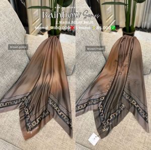 [ BISA COD ] KERUDUNG JOURNEY RAINBOW SERIES BISA BOLAK BALIK / JILBAB JOURNEY MOTIF TERBARU