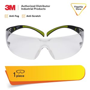 3M SecureFit Protective Eyewear SF401AF Clear Anti-fog Anti-Scratch UV Lens ANSI Z87.1-2015